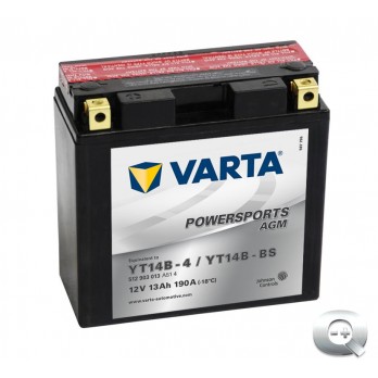 Comprar online la Batería Varta Powersports AGM YT14B-4