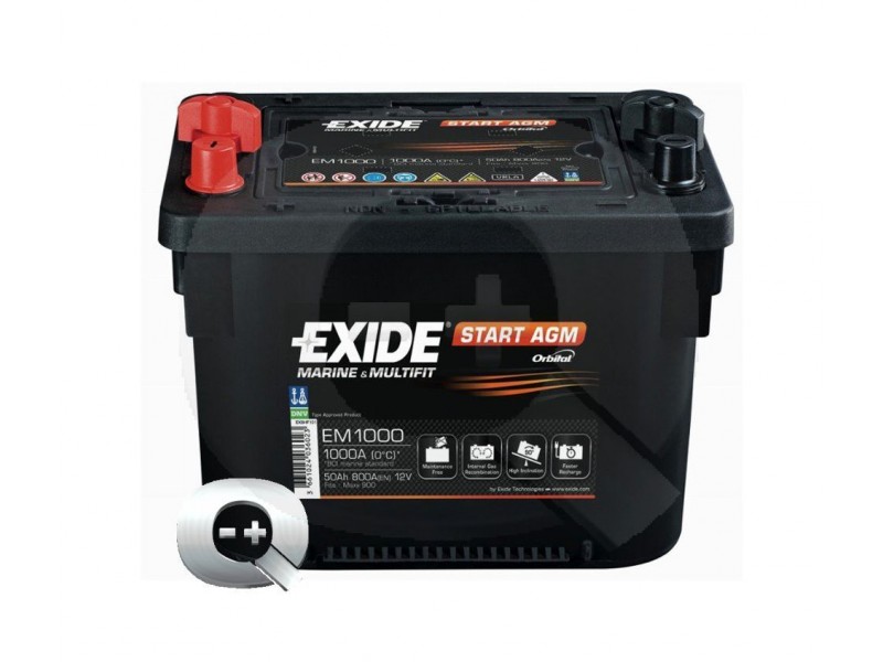 Batería Exide EM1000