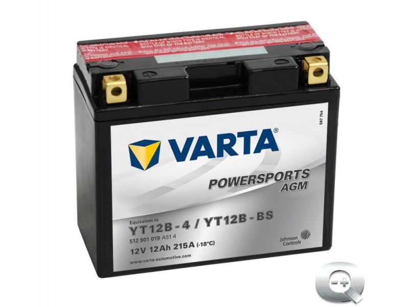 Comprar la Batería Varta Powersports AGM YT12B-4
