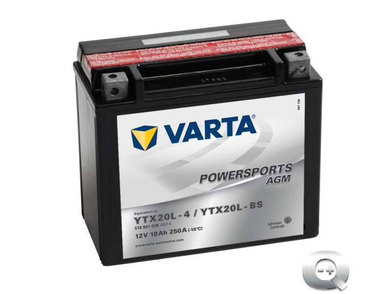 Comprar la Batería Varta Powersports AGM YTX20L-4