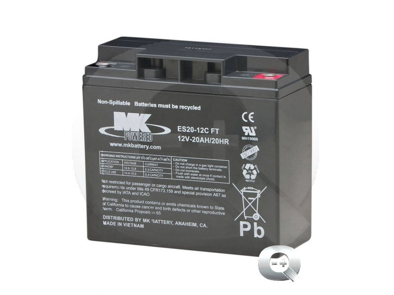 Comprar online la Batería MK Powered ES20-12CFT