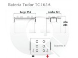 Esquema de la Batería Tudor TG165A