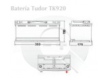 Esquema de la Batería Tudor TK920