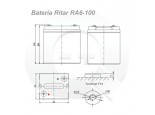 Esquema de la Batería Ritar RA6100