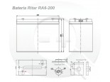 Esquema de la Batería Ritar RA6200