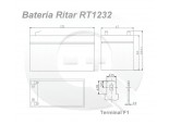 Esquema de la Batería Ritar RT1232
